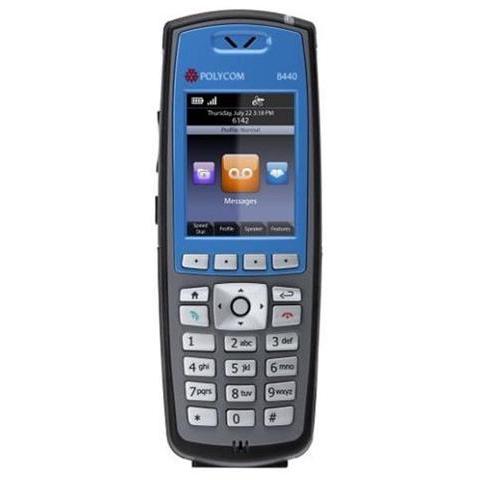Spectralink 8440 Wireless VoIP Phone, Blue, With Lync