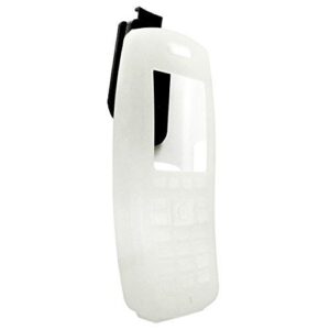 Clear Silicone Gel Case with Swivel Belt Clip by Spectralink (OEM)